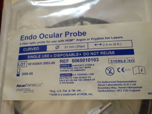 Alcon Curved endo ocular Laser Probe Ref #8065010103  new!