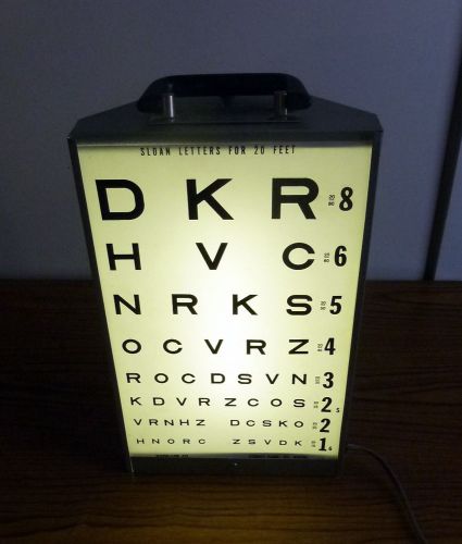 Good-Lite Visual Acuity Chart Translucent Model A CO4020