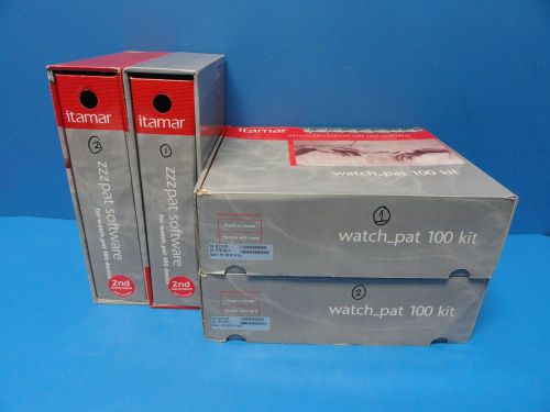 2 x itamar watch-pat 100 sleep apnea assessment device w/ zzz pat software kit for sale