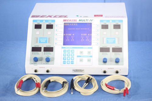 Excel XLTEK Multi IV Model MU-4 Therapy Unit - Chiropractic - Warranty