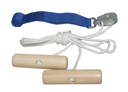 Alimed overdoor pulley system, webbing strap, wood handles for sale