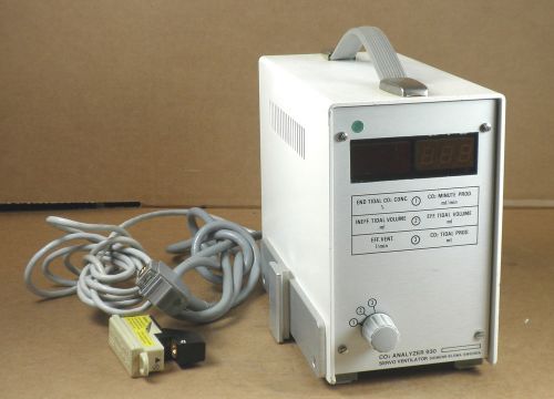 Siemens CO2 Analyzer 930 Servo Ventilator Anesthesia E037E-CA 930