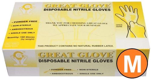 Nitrile Gloves Powder Free MEDIUM 1000 Count