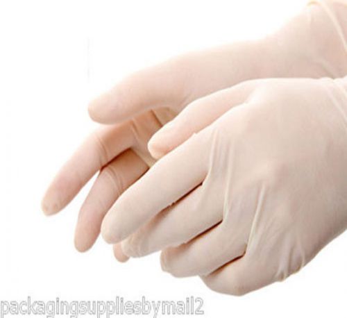 1000/cs latex disposable gloves powder free (vinyl nitrile free) size: medium for sale