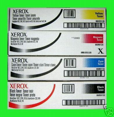 SET XEROX 1632 2240 3535 C32 C40 Pro 32 40 Color Toner