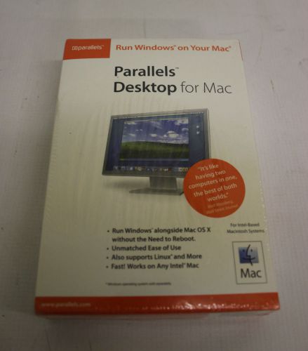 Parallels Desktop 3.0 for Mac Brand new Factory sealed