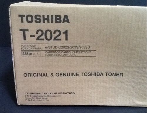 NEW Genuine Toshiba (T-2021) Black Toner Cartridge NEW