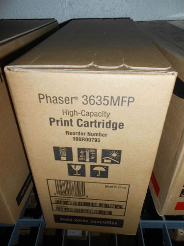 Genuine New Xerox Phaser 3635 MFP High Cap. Toner Cartridge # 108R00795
