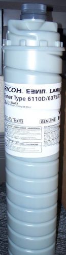 Ricoh Savin Lanier Type 6110D 6075 6110D Black Toner Cartridge Genuine 841332