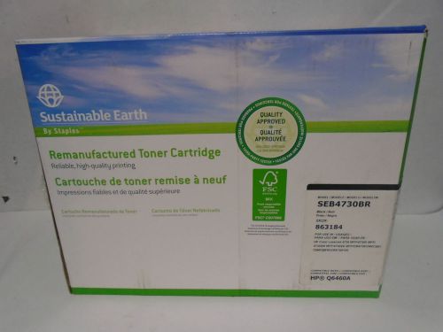 NEW SEALED HP Q6460A COMPATIBLE BLACK TONER CARTRIDGE SEB4730BR BY STAPLES