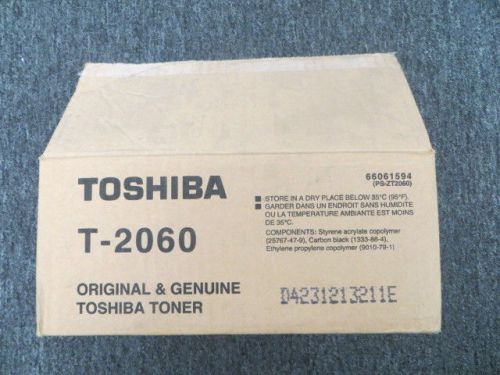 GENUINE TOSHIBA T-2060 TONER CARTRIDGE CASE OF 4 PIECES FOR 2060 2860 2870 OEM