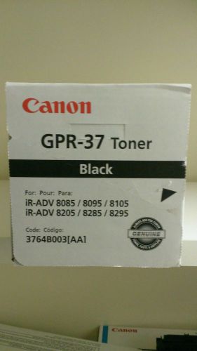 GENUINE CANON GPR-37 TONER BLACK IR ADV 8085/8095/8105/8205/8285/8295
