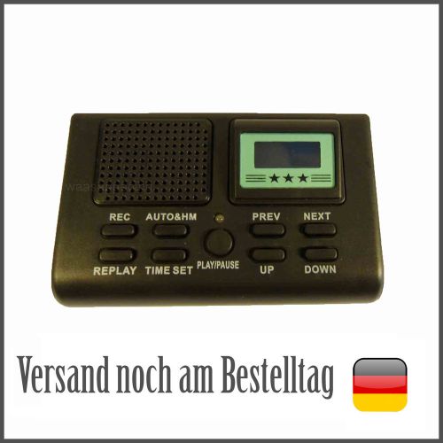Digital Telefon Aufnahmegerat Telefonleitung Diktiergerat Audio Voice Recorder
