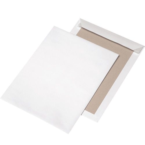 50 Cardboard Back Wall Pockets C4 229 x 324 mm White Mailers Back Wall HK