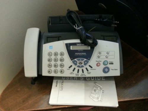 Brother Personal Plain-Paper Fax 575 Phone Copier Fax