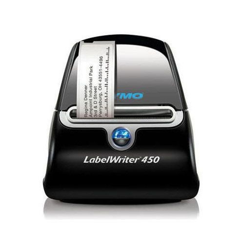 Dymo label writer 450 thermal label printer for pc &amp; mac with power and usb cbls for sale