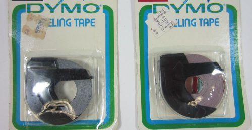 Dymo System Labeling Tape - Label Maker 1 Each Black and Red - NEW