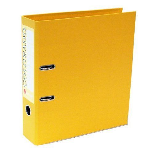Rexel Colorado A4 Lever Arch File - Yellow (Pack of 10)