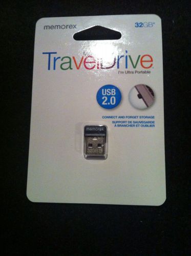 Memorex Micro Travel Drive Flash Drive - 32GB - 32 GB - Black