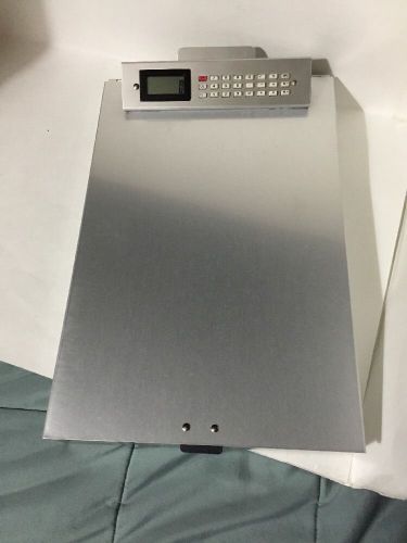 Metal Clip Board With Hindge Compartment Calculator Office Field Supply