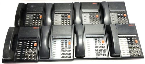 8x 8S TEL-1000D-V3 (Blzck) Office Phones | Black | Speakerphone | Display