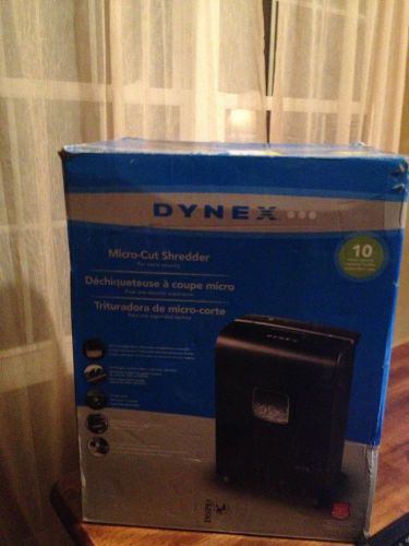 Dynex 10-sheet paper shredder dx-ps10mc for sale