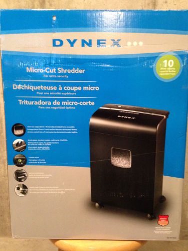 Dynex - 10-Sheet Microcut Paper Shredder