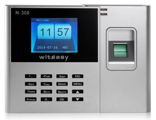 N308 2.8&#034; tft sac-321644 biometrics fingerprint time attendance clock recorder for sale