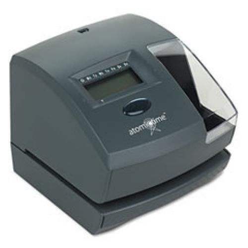 Lathem Atomic Electronic Time Recorder and Document Stamp for Mechanical Payroll