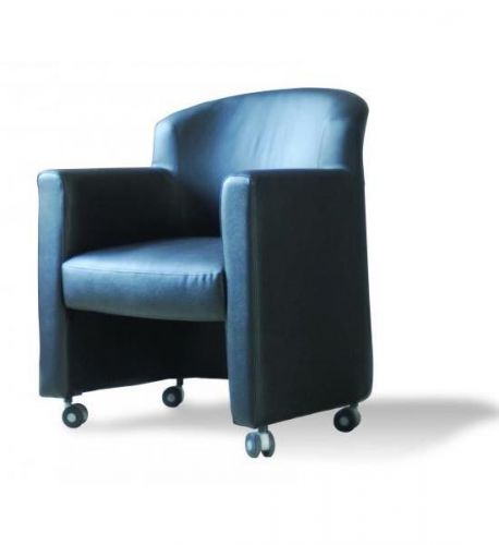 Solid Comfort Leather Office Armchair