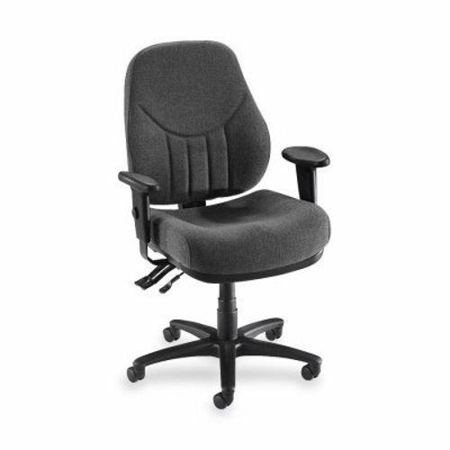Lorell Multi-Task Chair,High-Back,26-7/8&#034;x26&#034;x39&#034;-42&#034;-1/2&#034;,Gray (LLR81100)