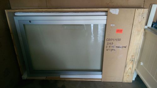 Claridge 2153-4 enclosed bulletin board with light - 60&#034;x36&#034; for sale