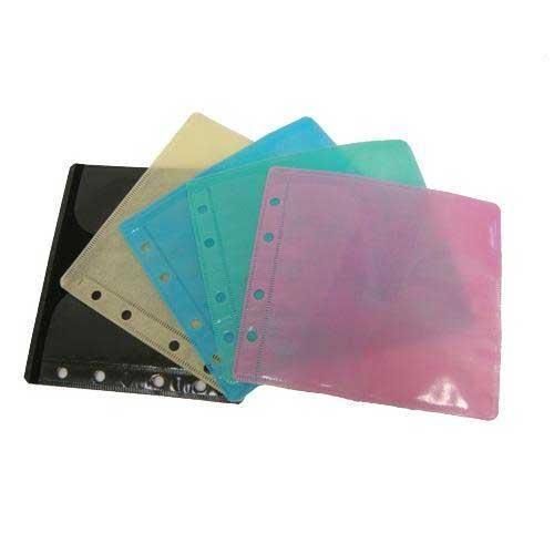 100 color double-side 2-disc refill cd dvd sleeves wallet envelop free ship for sale