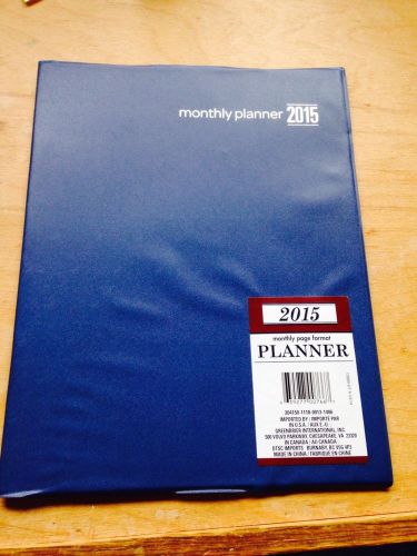 Monthly Planner 2015