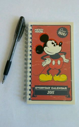 2015 Disney Mickey Mouse Daily/weekley/monthly Everyday Planner - Pocket Size