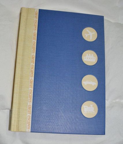 TRAVEL-LINED JOURNAL- DIARY- NOTEBOOK -GREAT ESCAPES -BY HALLMARK