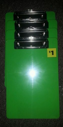 Mini clipboard 6&#034; x 9&#034; green 2 for a $1.50