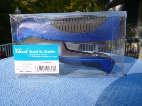 Back To School Stand Up Stapler, Blue