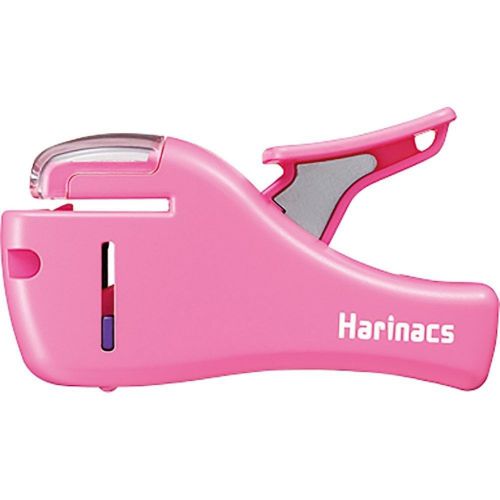 Kokuyo harinacs japanese stapleless stapler light pink free shipping japan fs for sale