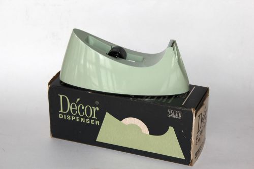 Vintage 3M Scotch Brand Decor Tape Dispenser C-15 ~ Green ~ NIB