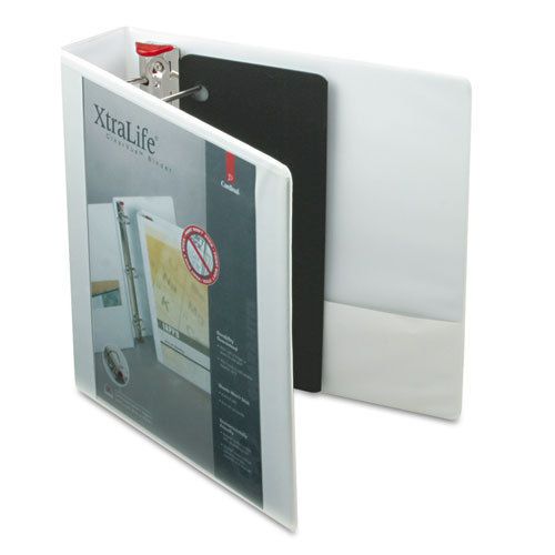 Xtralife clearvue non-stick locking slant-d ring binder, 2&#034;, white for sale