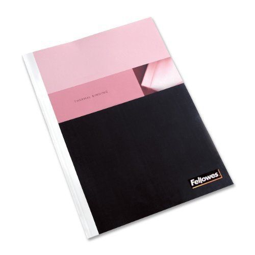 Fellowes Thermal Presentation Covers - 1/8&#034;, 30 Sheets, White - 30 (fel52220)