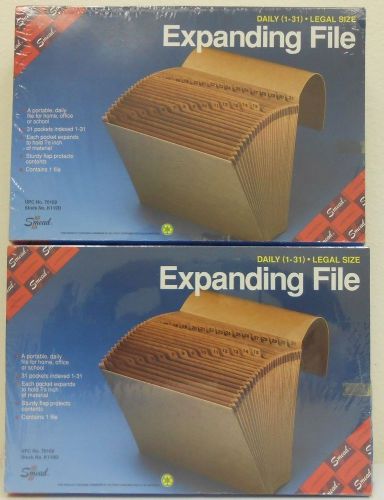 Lot of (2) Packs Smead® Daily Premium Expanding Files Legal Size