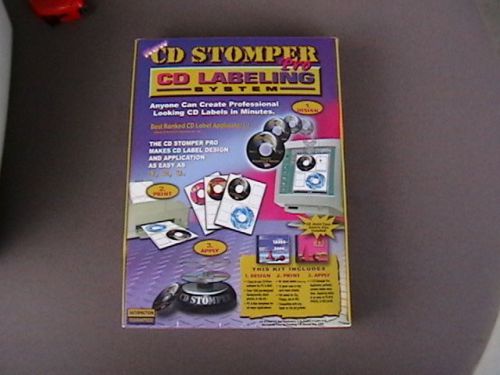 CD Stomper Pro Kit NIB! CD Labeling System