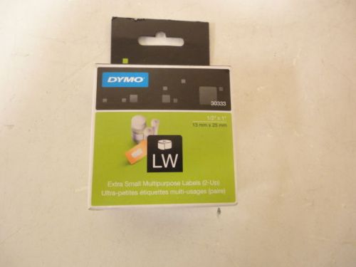 Dymo Labelwriter Labels 0.5 x 1 Inches, 30333 - NEW
