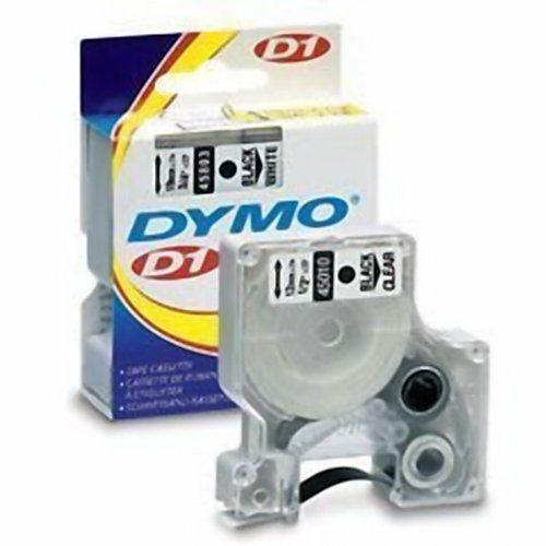 Dymo D1 Label Cartridge - 0.5&#034; Width x 276&#034; Length - Semi-permanent - 1 (45113)