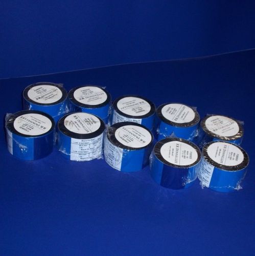 RR DONNELLEY 38MM X 360M RESIN THERMAL RIBBON ROLLS, F300930 *NEW LOT OF 10*