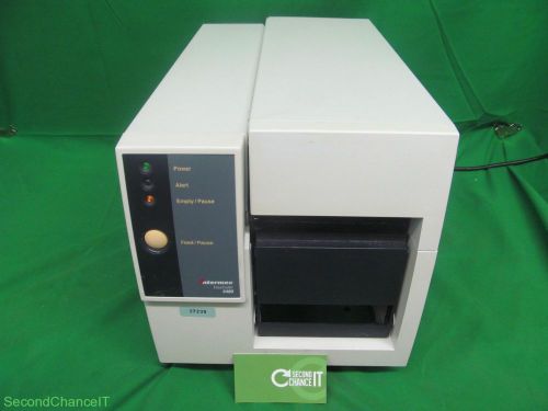 Intermec 3400 easycoder thermal label printer 3400d0110000 powers feeds for sale