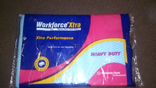 kimberly-clark workforce xtra heavy duty cloth wipers