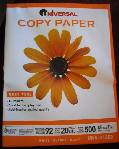 (8) Reams of White Copy/Multi-purpose Paper